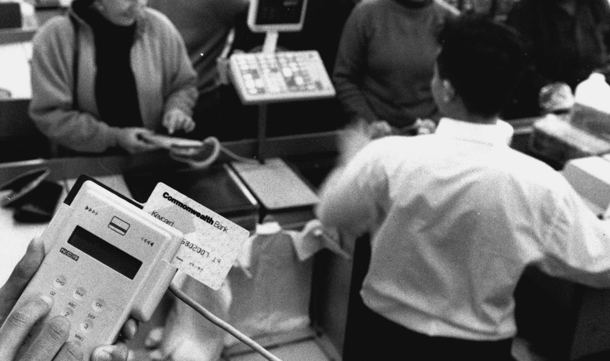 old credit card shopping
