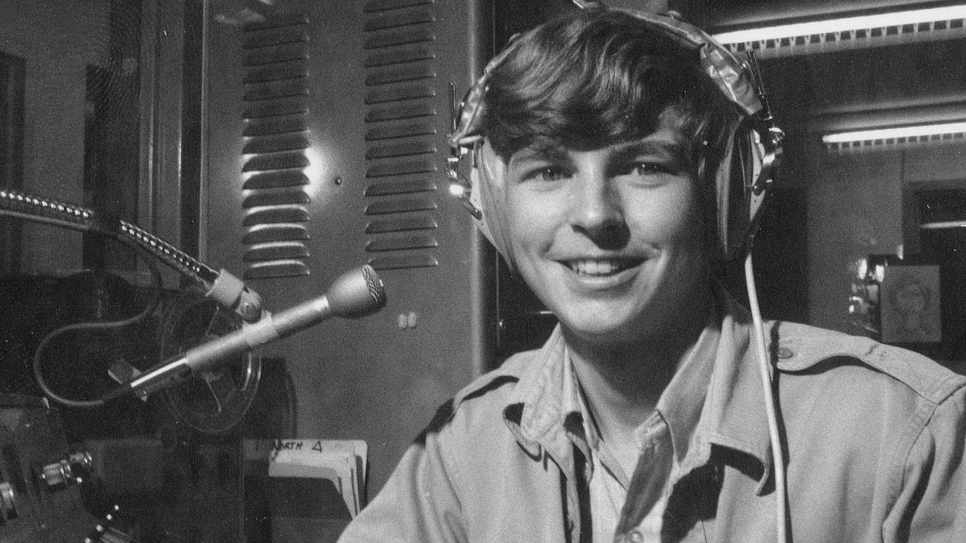 Baumen is a disc jockey and student. Portrait; Interior