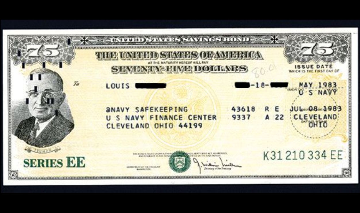 US Savings Bond EE $75