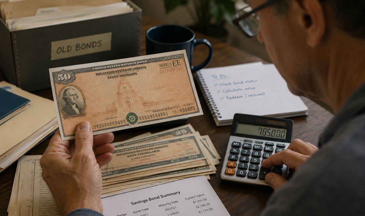 Reviewing old savings bonds and finances