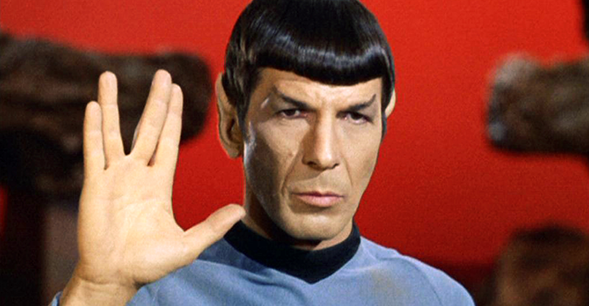 Screenshot of actor Leonard Nemoy as Mr. Spock in Star Trek (1967)