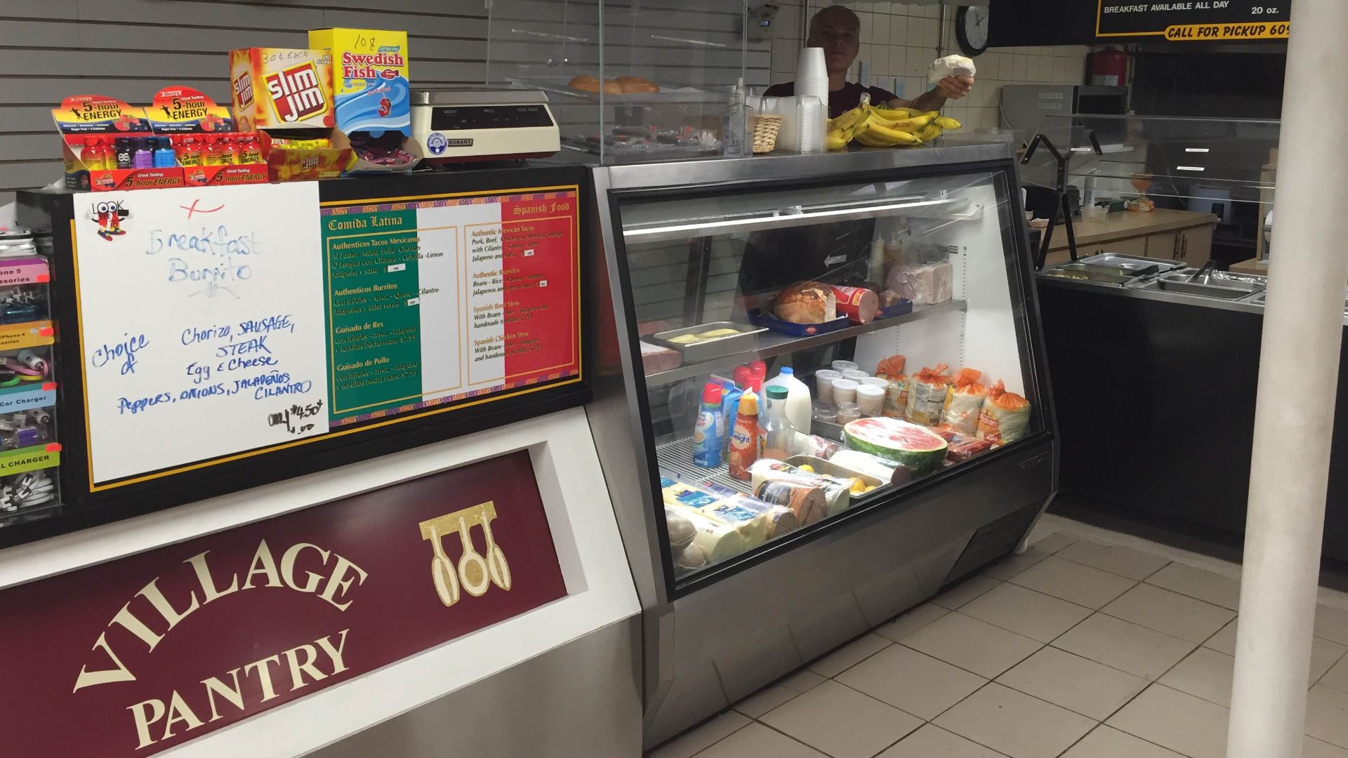 The image is one I took from my iPhone of a deli (that i frequent) in New Jersey. The image was taken with permission from the owner.