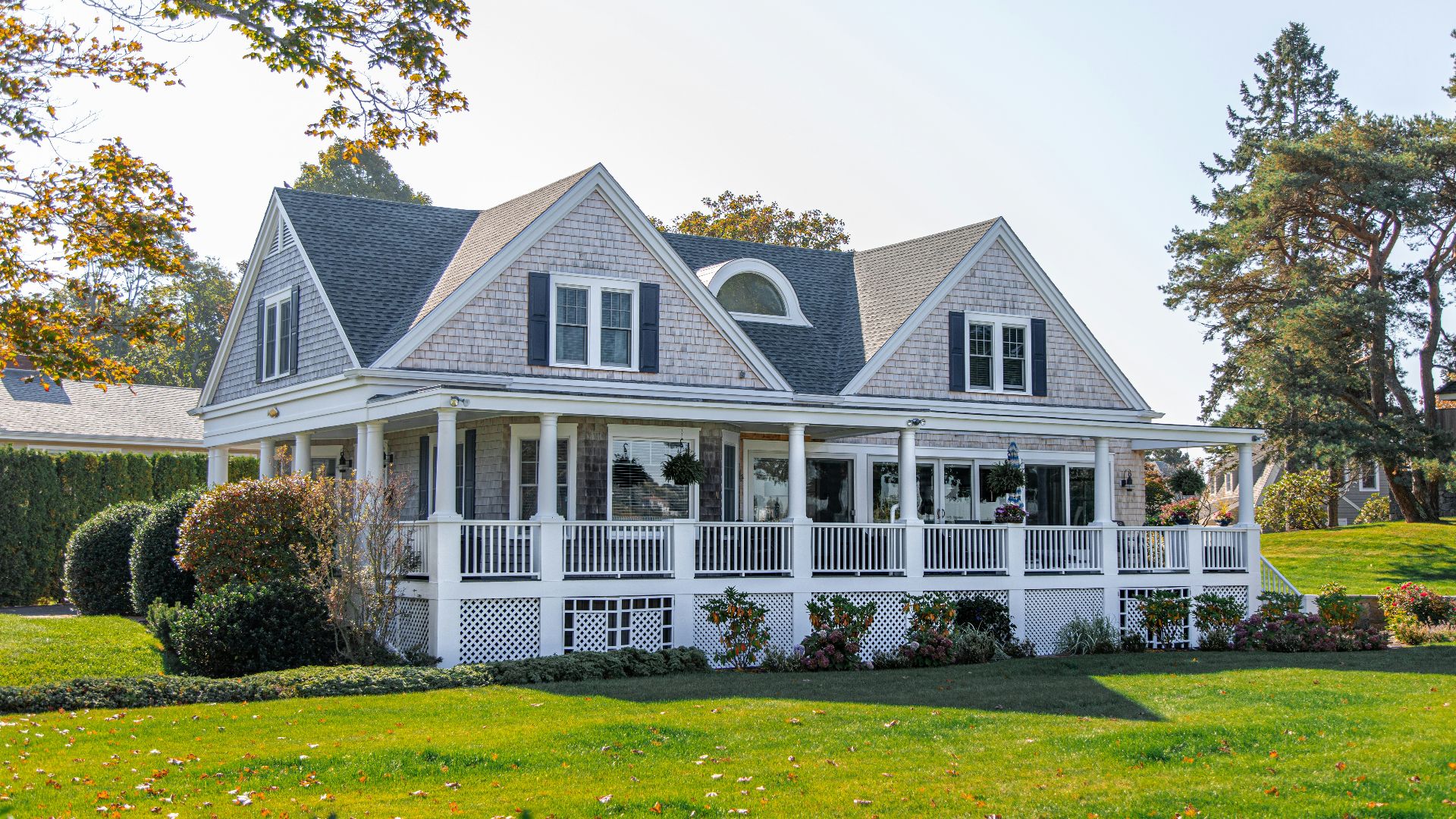 gray wooden house