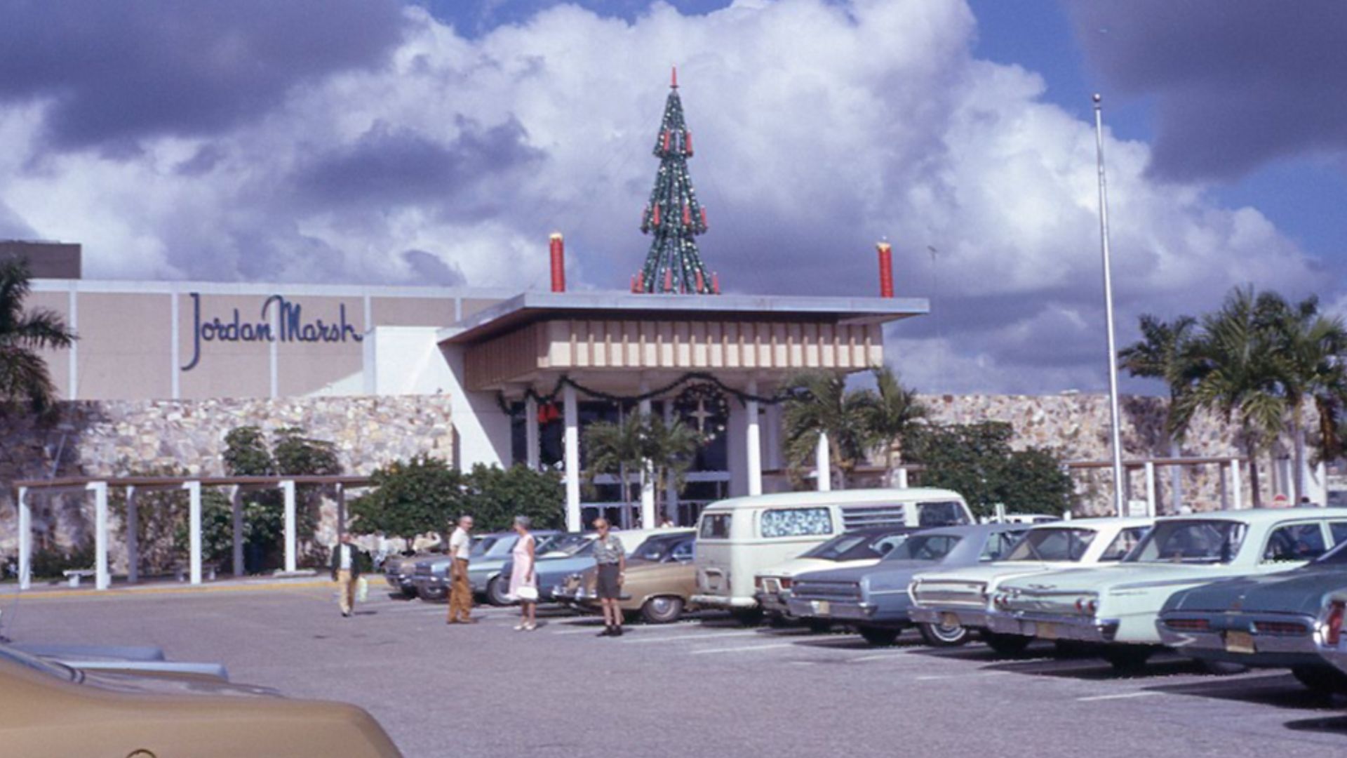 Kodachrome Slide - Jordan Marsh Palm Beach Mall 1971