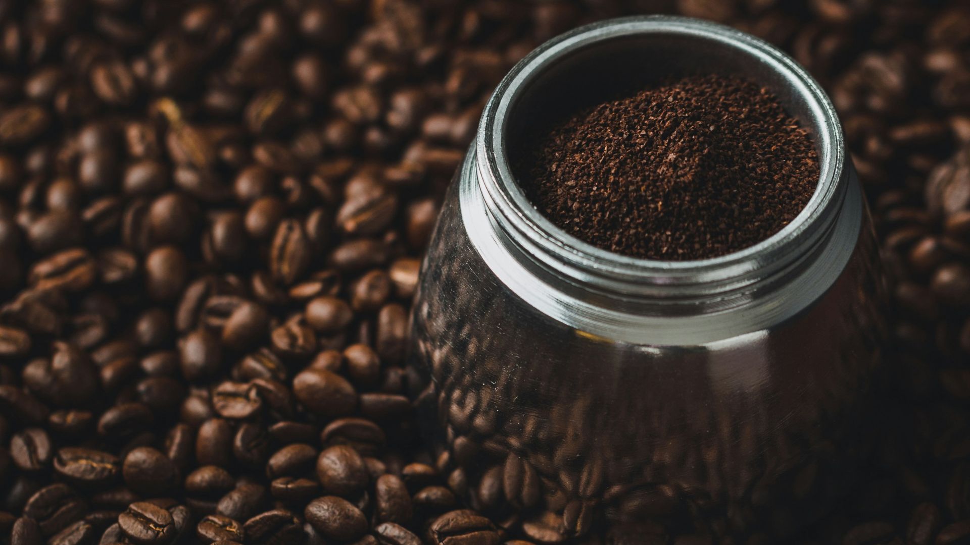gray coffee jar