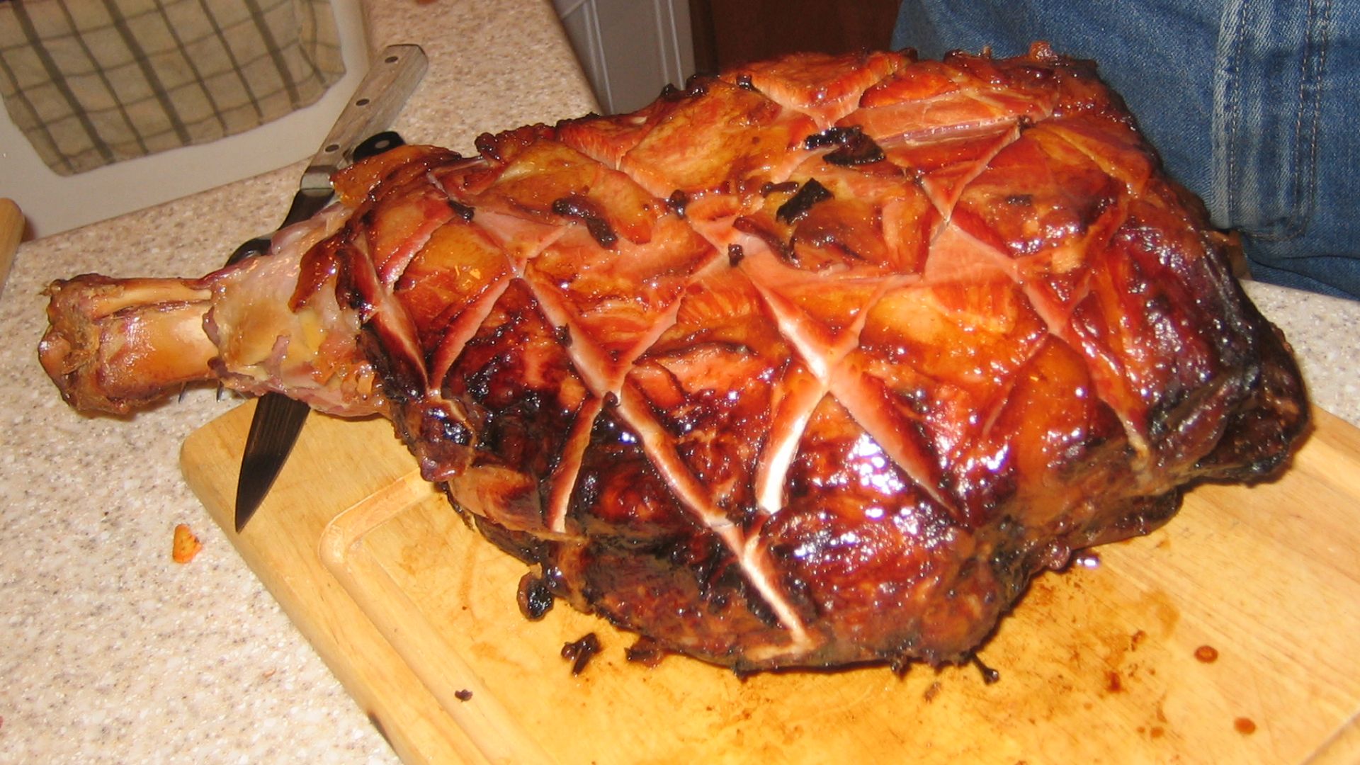 Baked Kentucky country ham, Christmas