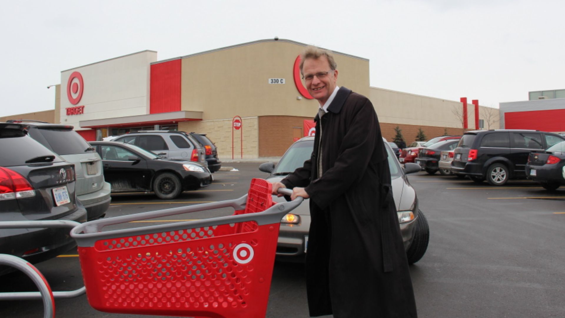 Opening of the Target store, at Taunton Rd. & Garden St. in Oshawa, Ontario.