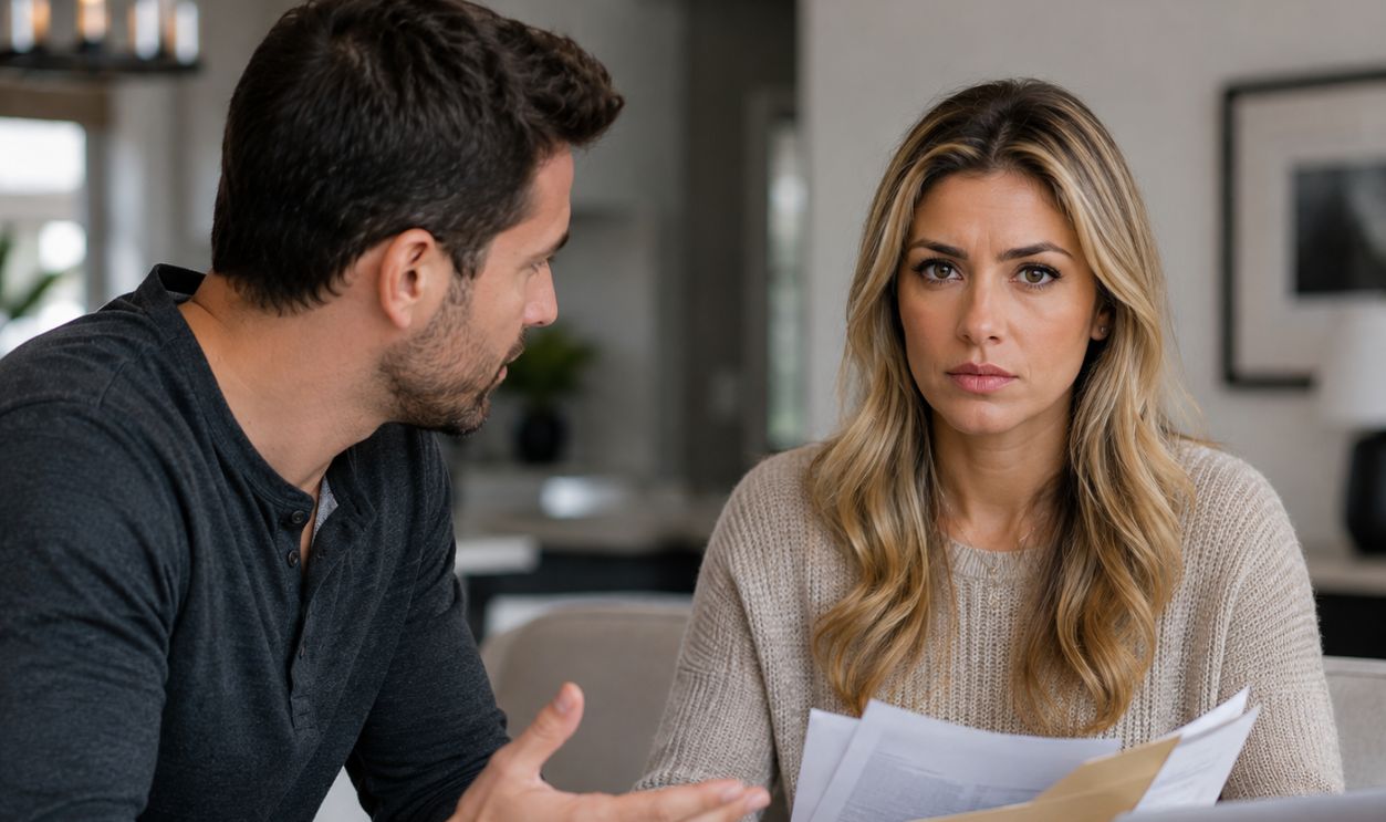 My spouse wants to hide a large purchase