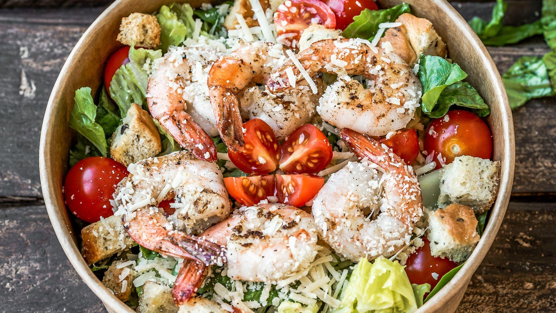 cooked shrimp dish