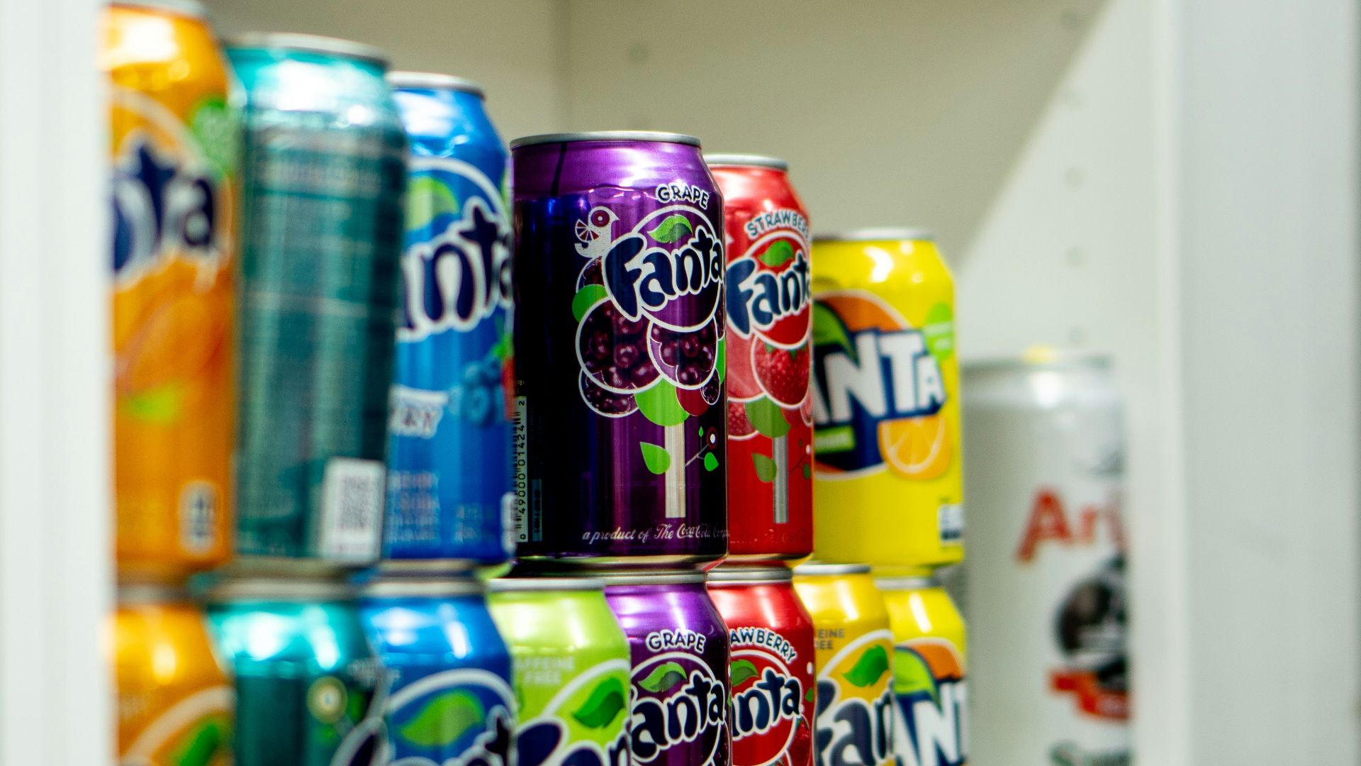 fanta and fanta soda cans