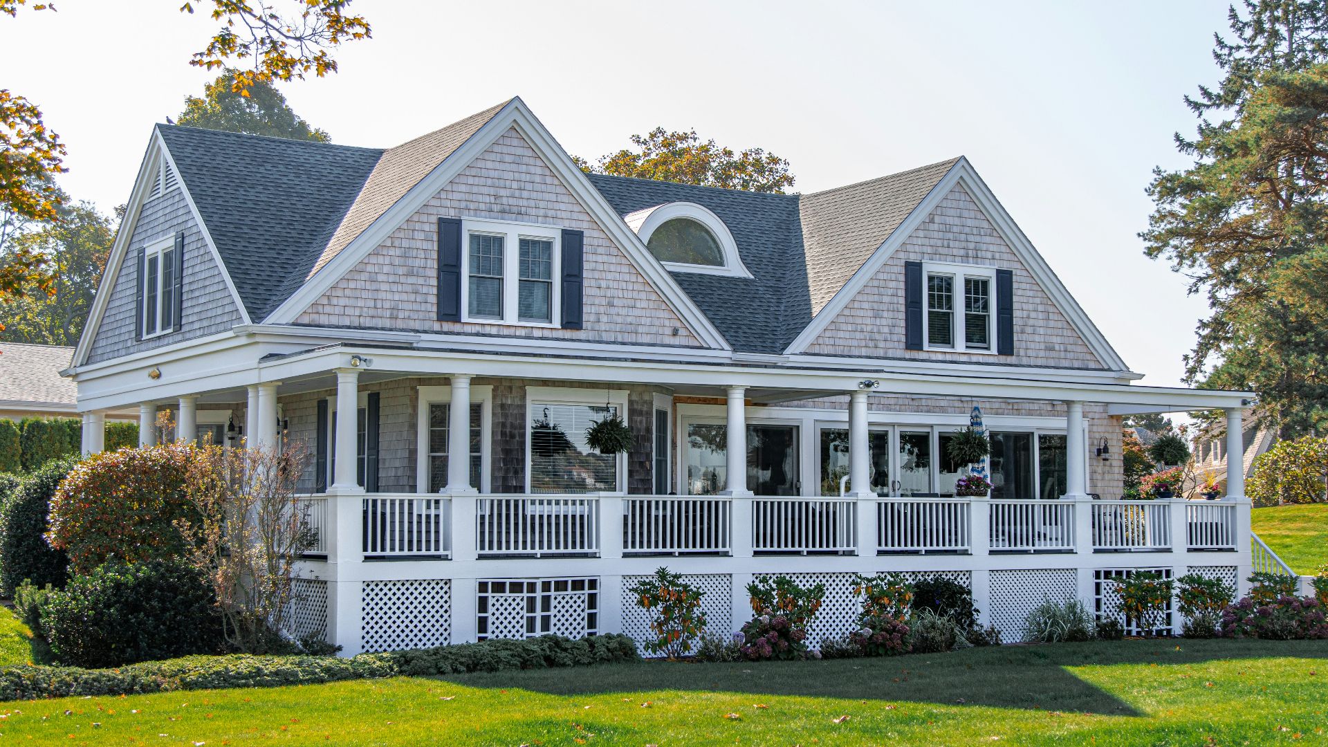 gray wooden house
