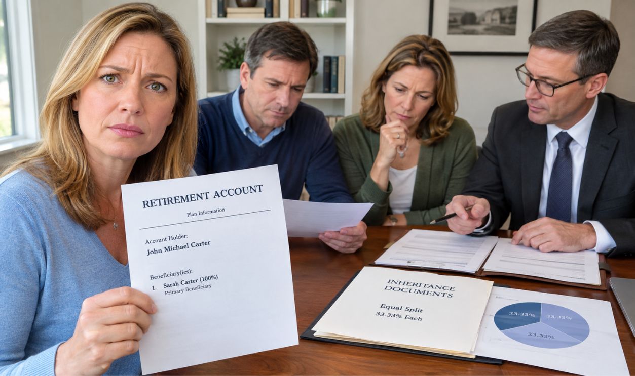 My dad named me beneficiary on his retirement account