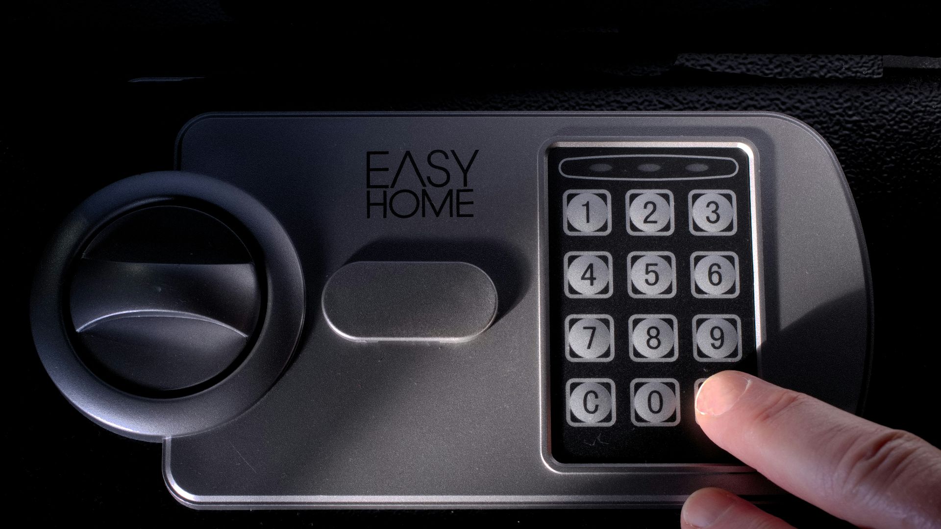 black and gray control panel