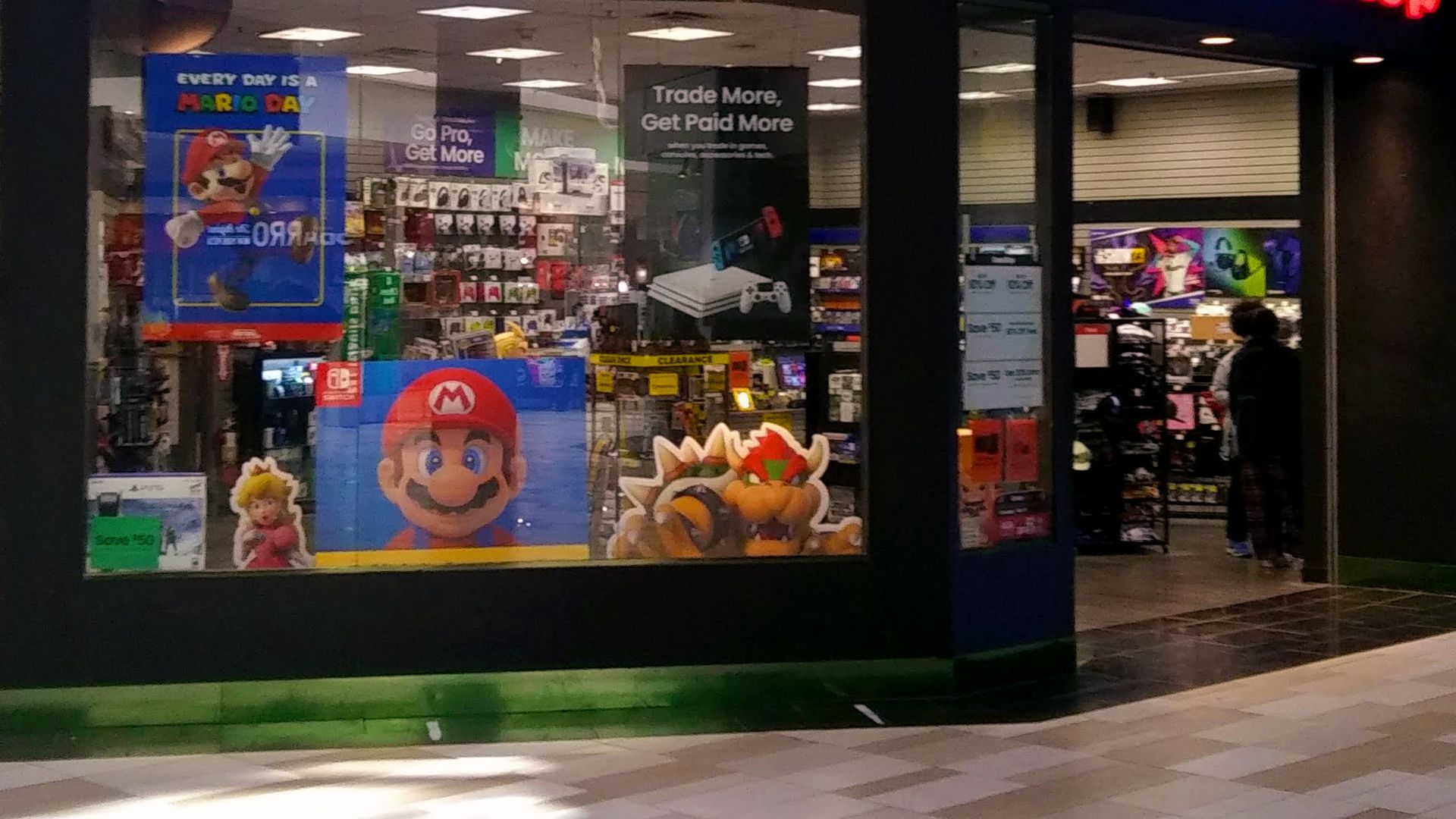 GameStop store on second story of Crossgates Mall, Guilderland, NY, USA. In 1998 the store company was known as Babbage's, and Suzanne Lyall worked there before leaving her shift on the evening of March 2 to take the bus back to her dorm at nearby SUNY Al