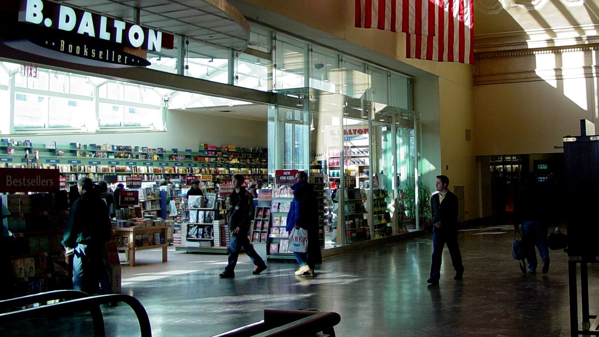 B. Dalton location at Union Station in Washington DC.  This location would be converted to a Barnes and Noble location with the end of the B. Dalton chain.