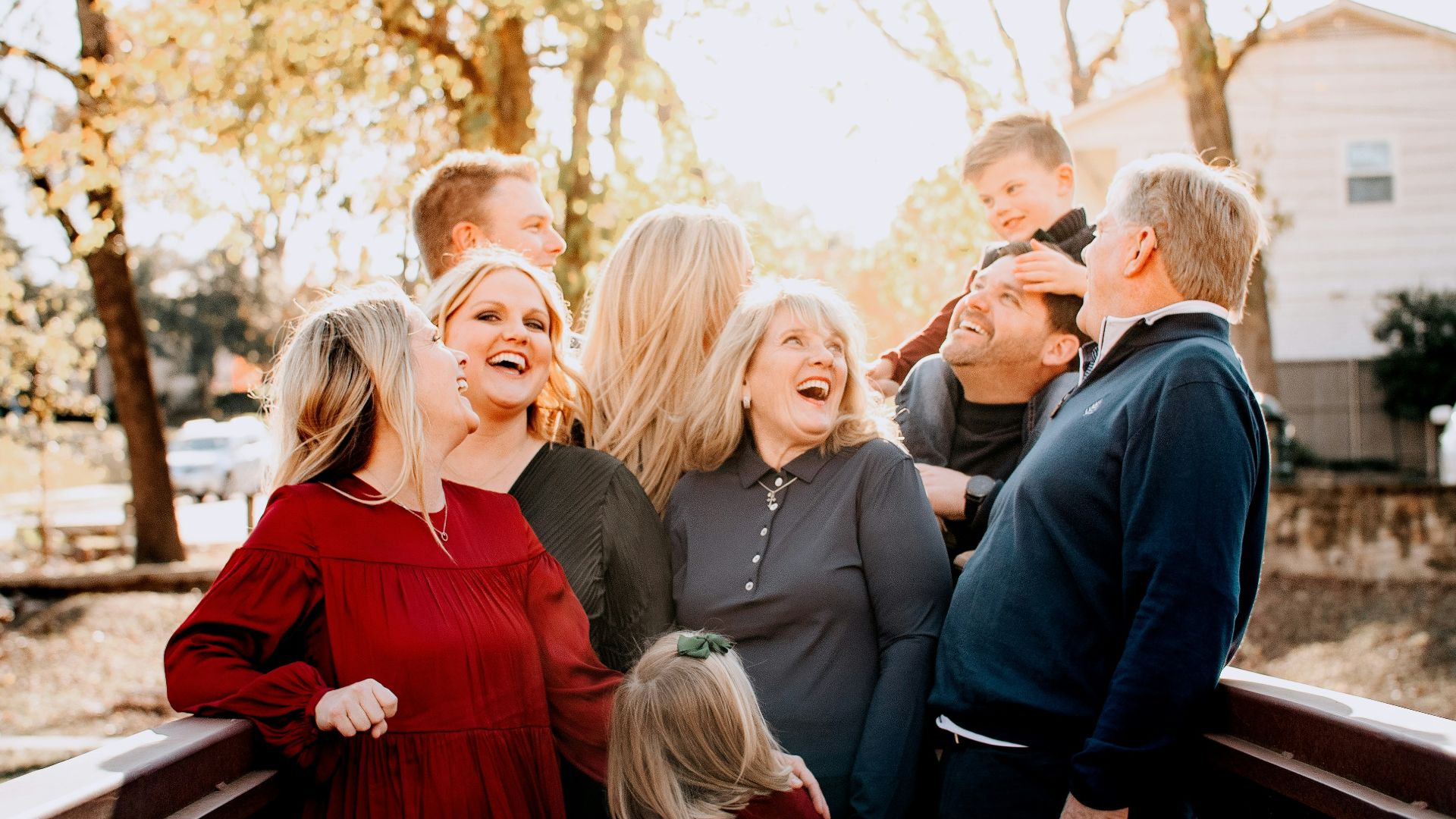 A group of people standing next to each other