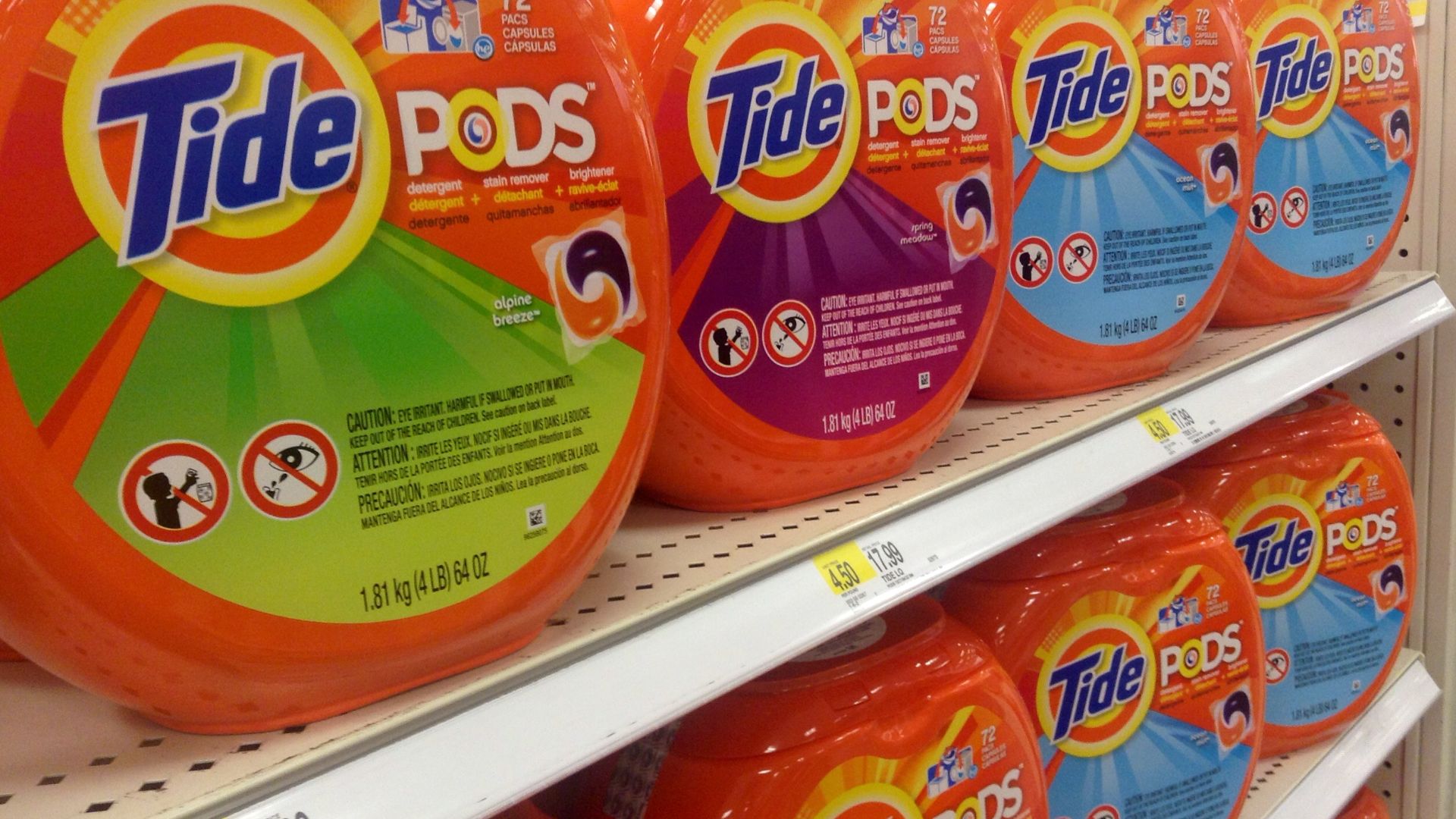 Tide Laundry Detergent Pods, 9/2014,  by Mike Mozart of TheToyChannel and JeepersMedia on YouTube