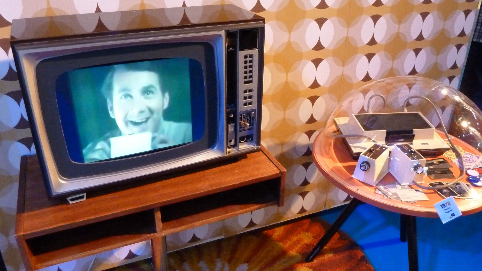 Magnavox Odyssey présentée au Festival du Jeu Vidéo par le musée du jeu vidéo
