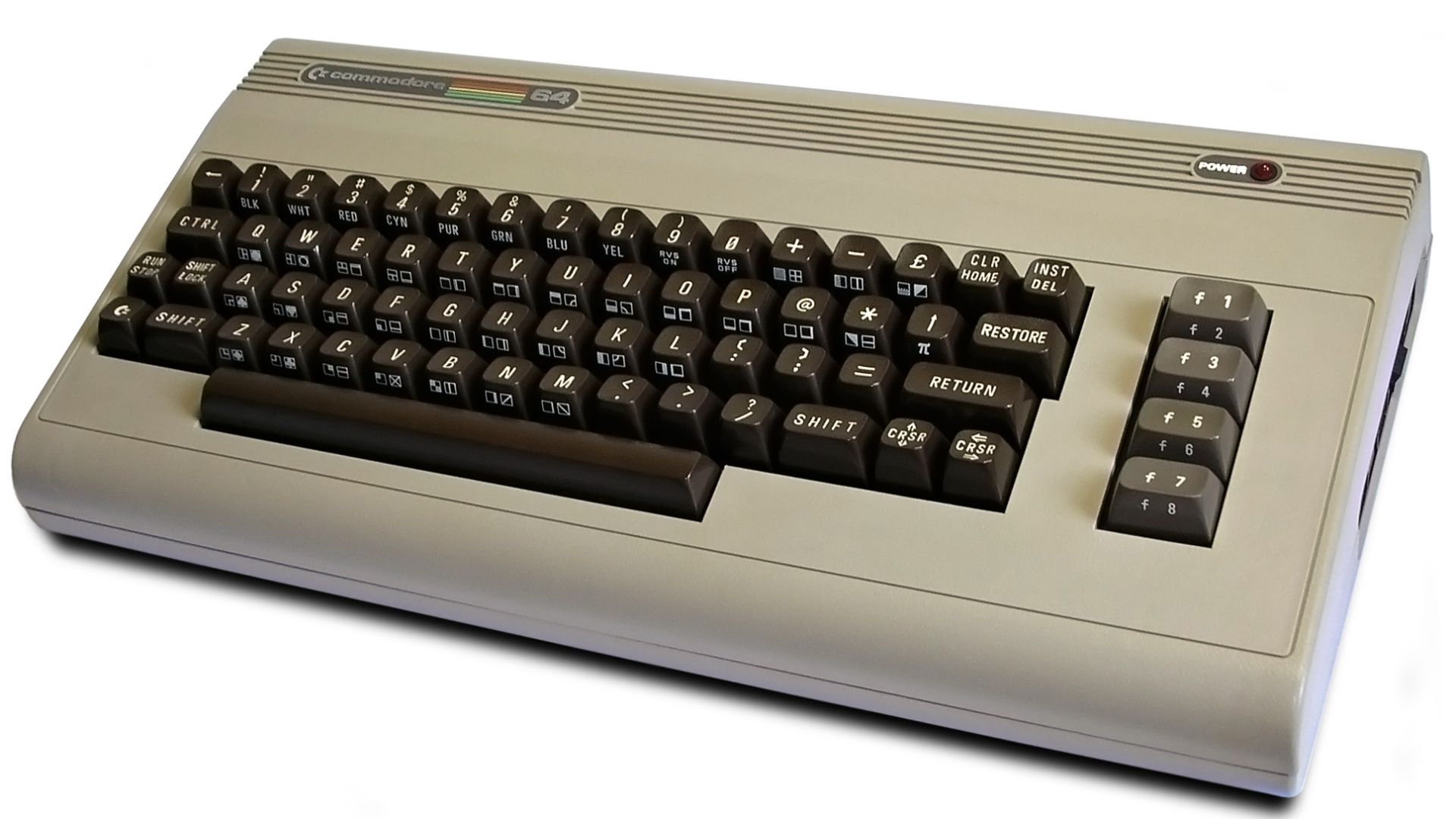 Commodore 64 computer (1982). Post processing: BG, B/C, noise, dust, spot