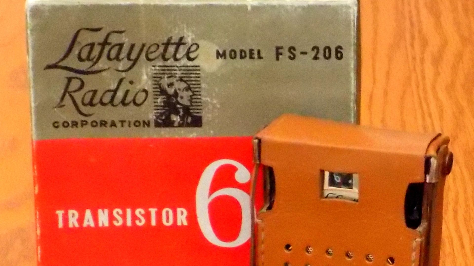 Vintage Lafayette Transistor Radio, Model FS-206, AM Band, 6 Transistors, Made In Japan, Circa 1960