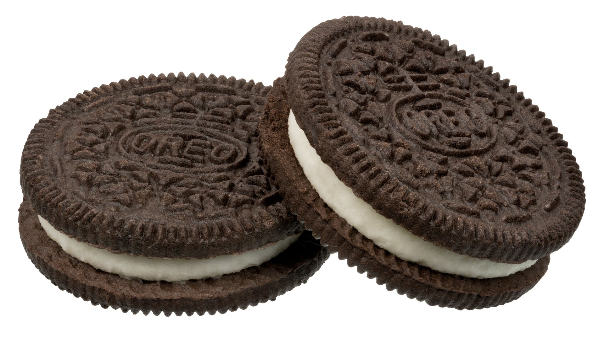 Two Double Stuf Oreos, by Nabisco. Bought in a New York supermarket.