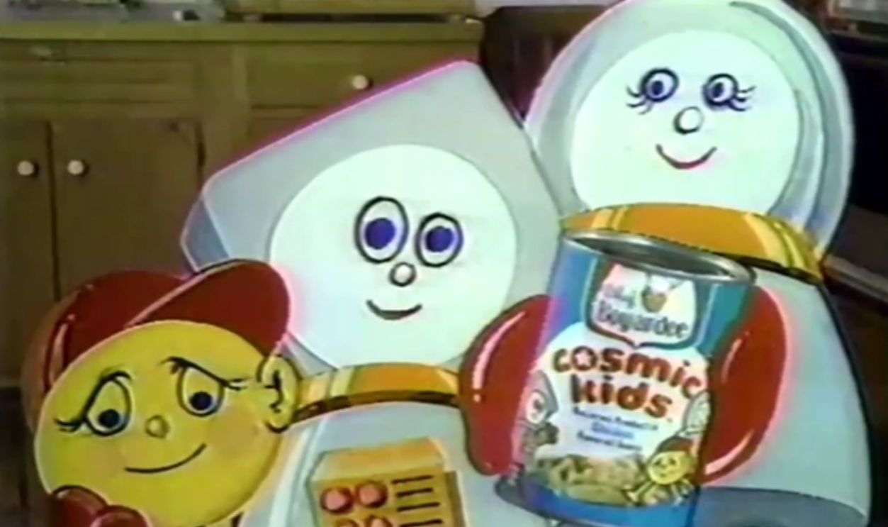 Screenshot from Chef Boyardee Cosmic Kids (1983)