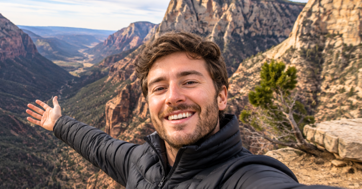 Canyon Overlook Selfie Adventure