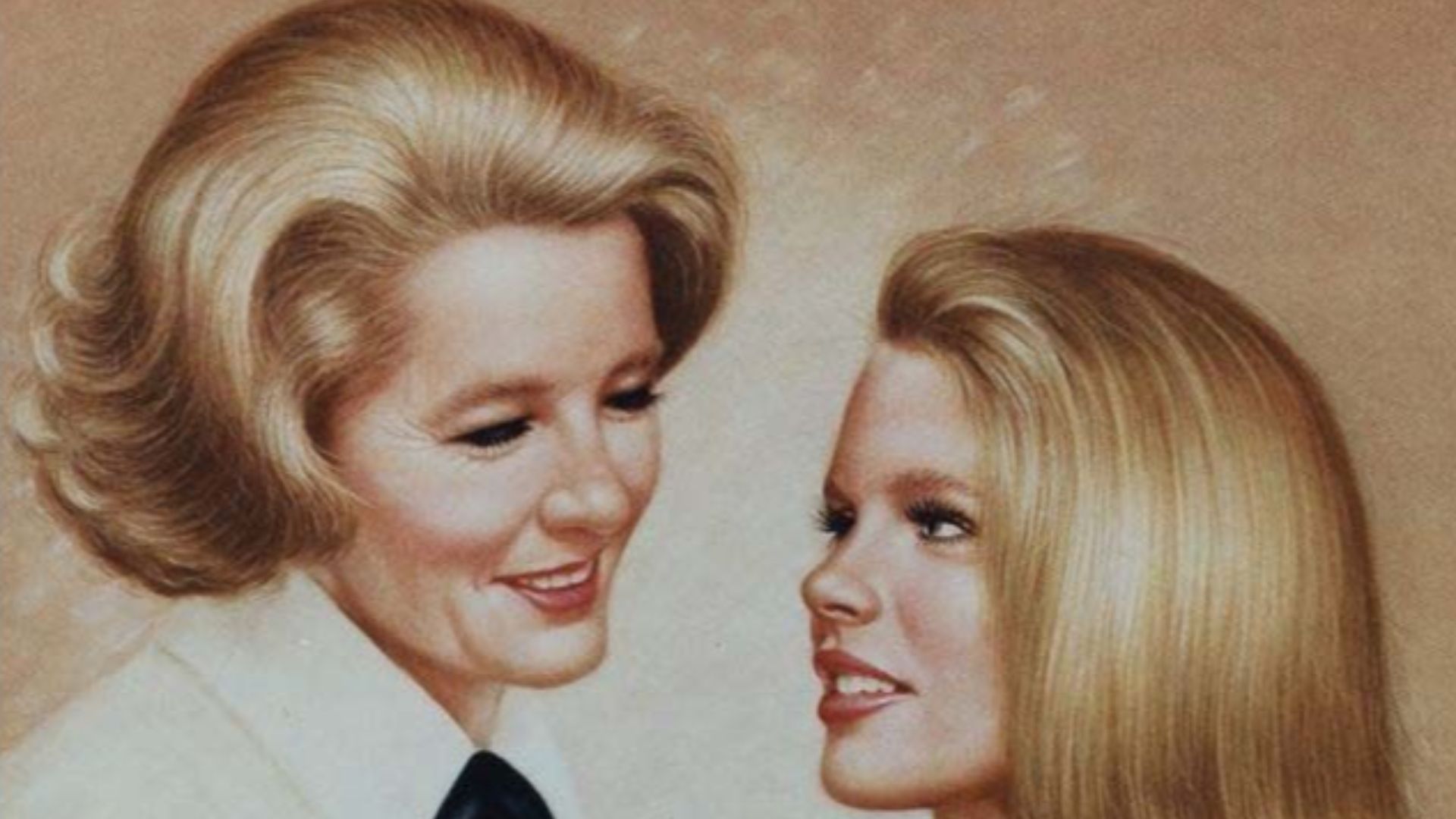 Kim Basinger and her mother Ann Basinger for Breck Shampoo, 1972