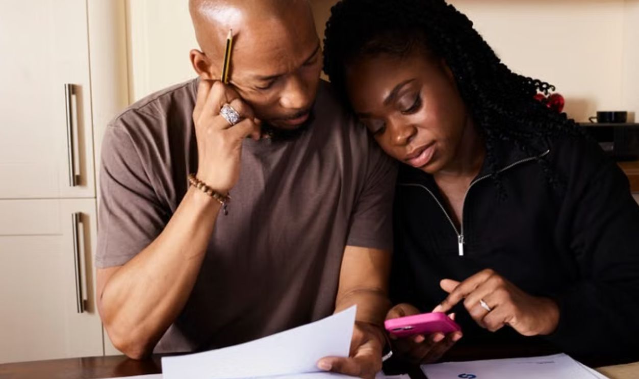 couple discussing plans 