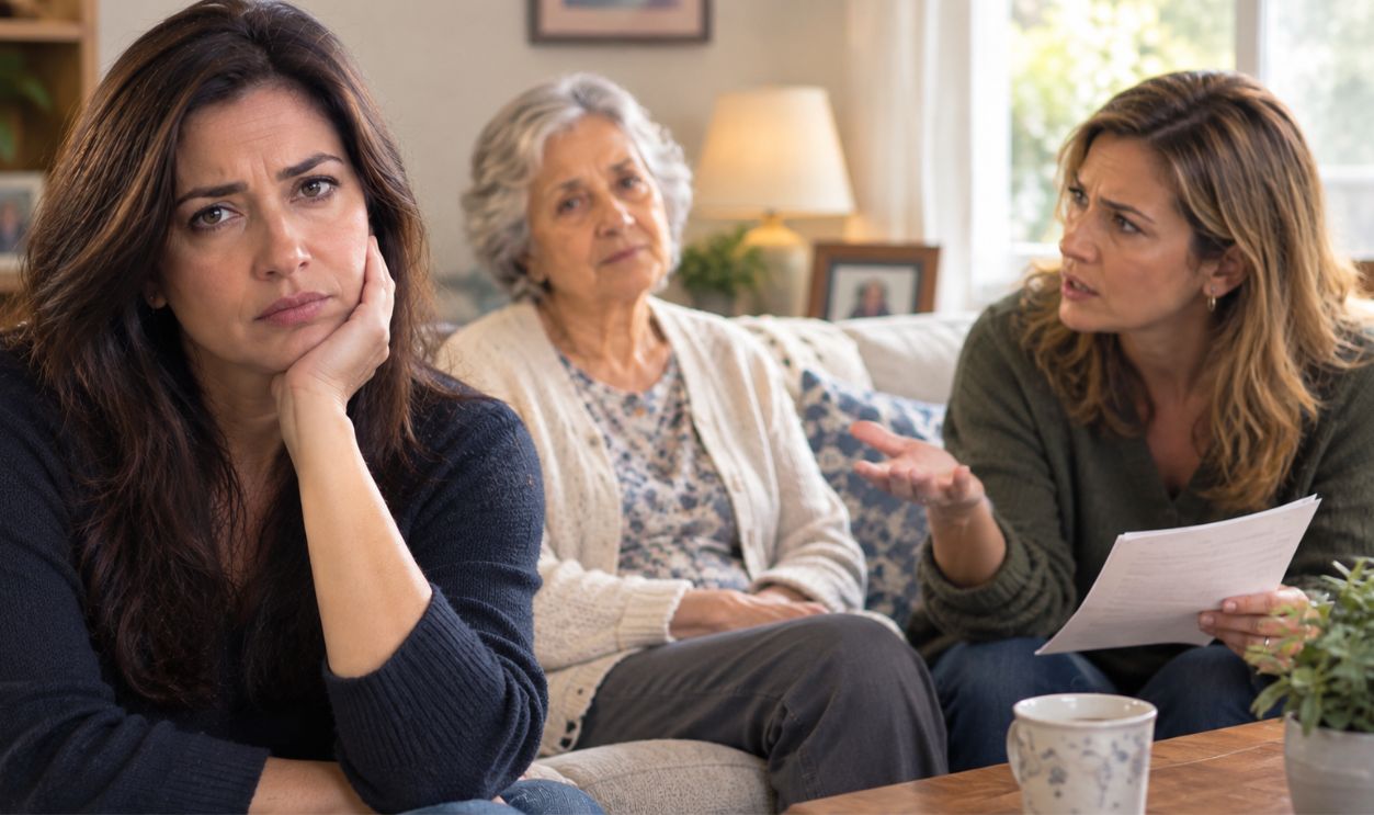 Tense Family Caregiving Conversation