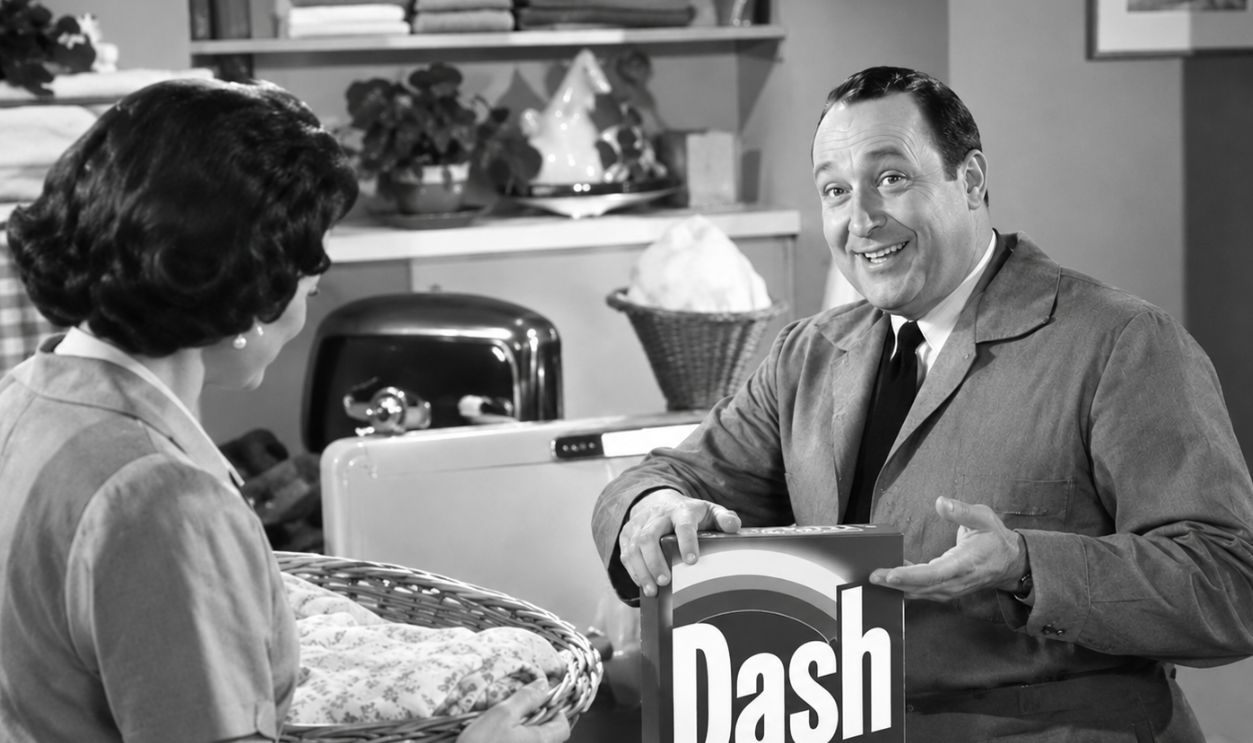 Screenshot from Dash Detergent ad