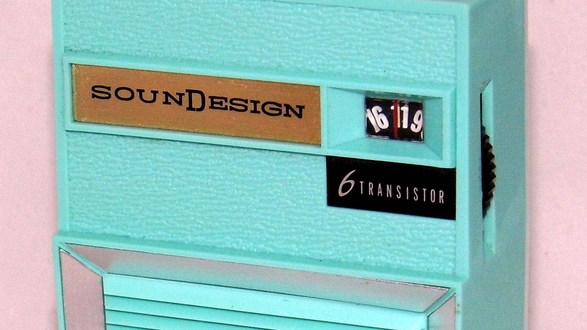 Vintage SounDesign 6 Transistor Radio, No Model Number, AM Band Only, Made In Japan