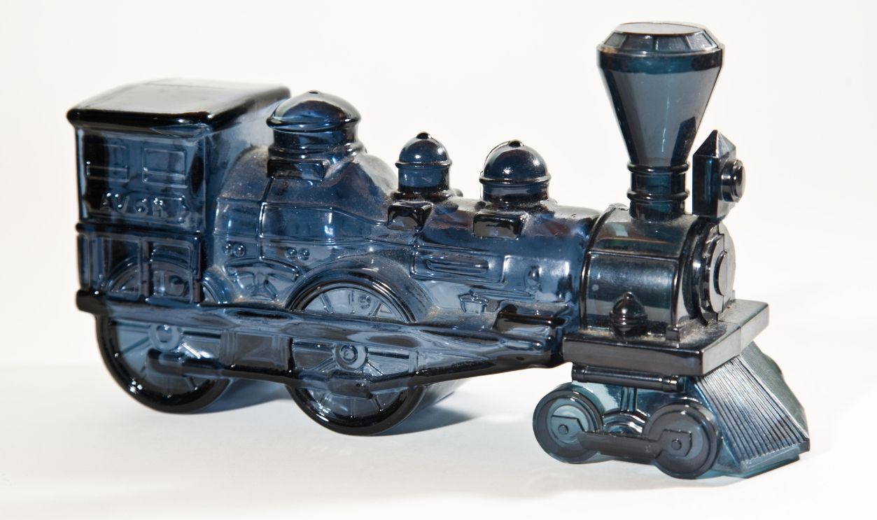 Getty Images - Getty Images - Avon Train Cologne Bottle from Lee Shipman's Historical Bottle Collection at her home on February 12, 2013 in Bethesda MD.
