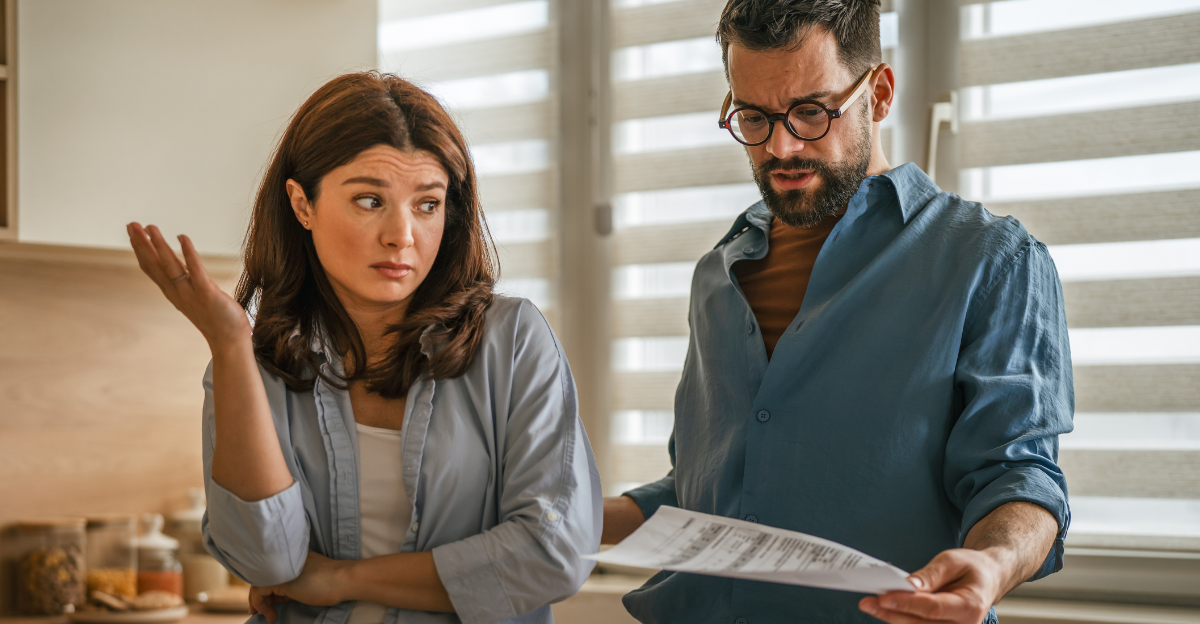 Couple facing financial difficulties