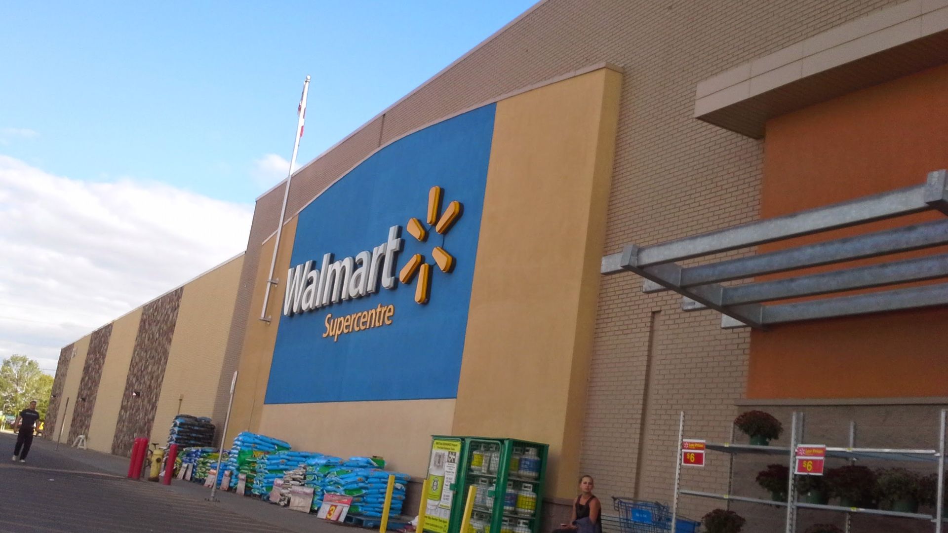 Walmart Supercentre at Capilano Mall in Edmonton, Alberta in 2014.