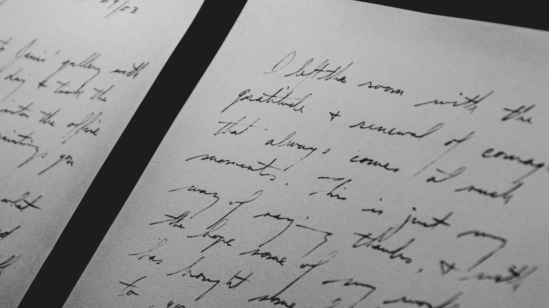 two white printer papers