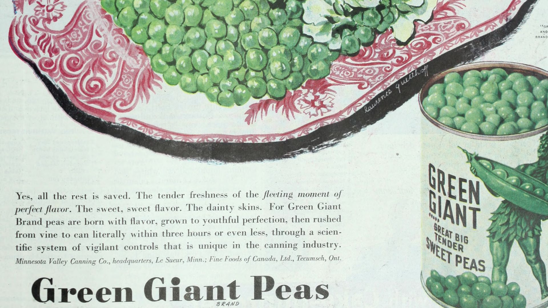Green Giant - Only the drew dops got away (1948)
Identifier: ladieshomejourna65janwyet (find matches)
Title: The Ladies' home journal
Year: 1889 (1880s)
Authors:  Wyeth, N. C. (Newell Convers), 1882-1945
Subjects:  Women's periodicals Janice Bluestein Lon