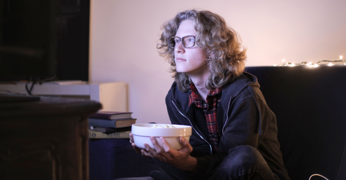 man-with-a-bowl-of-popcorn-watching-tv
