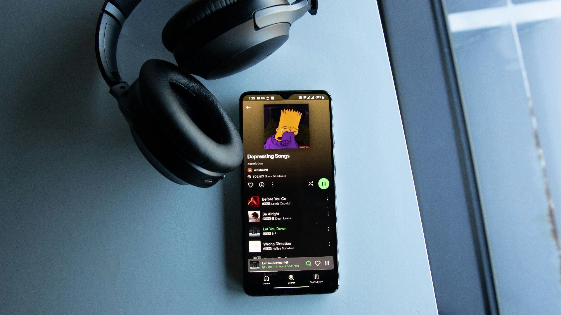 a phone with a charger