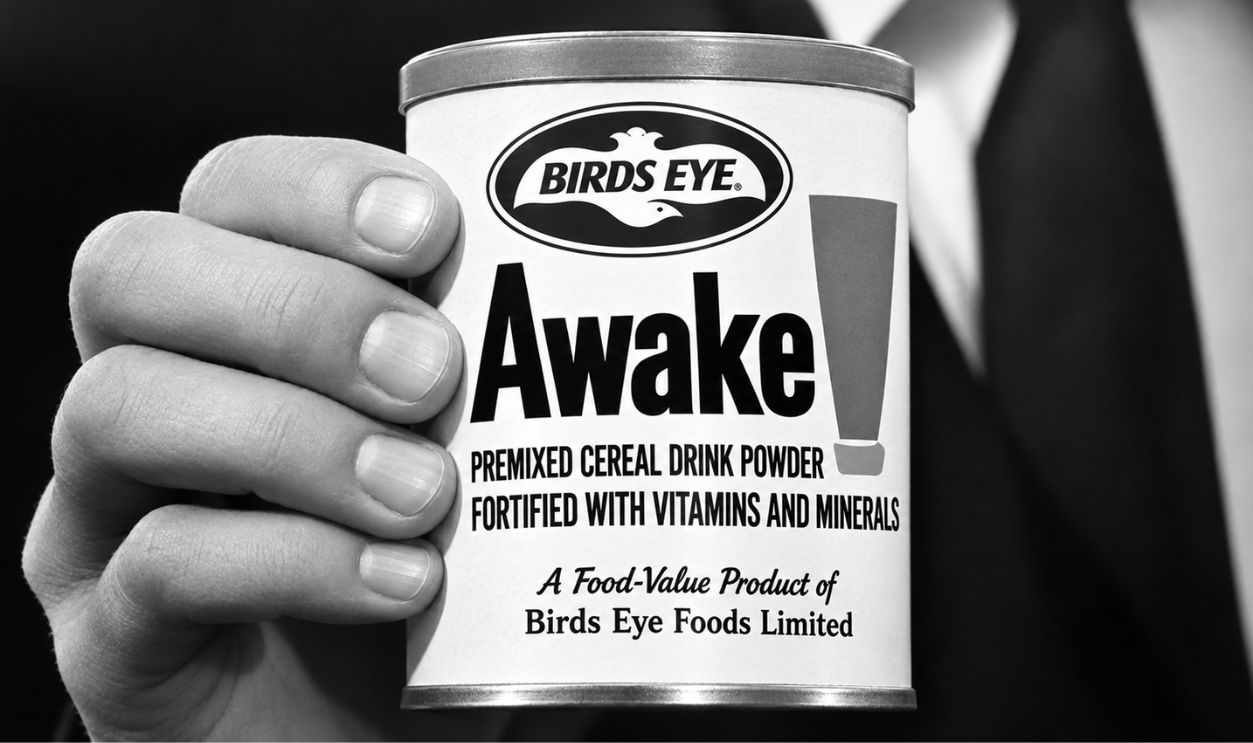 Screenshot from Birds Eye Awake (1964)
