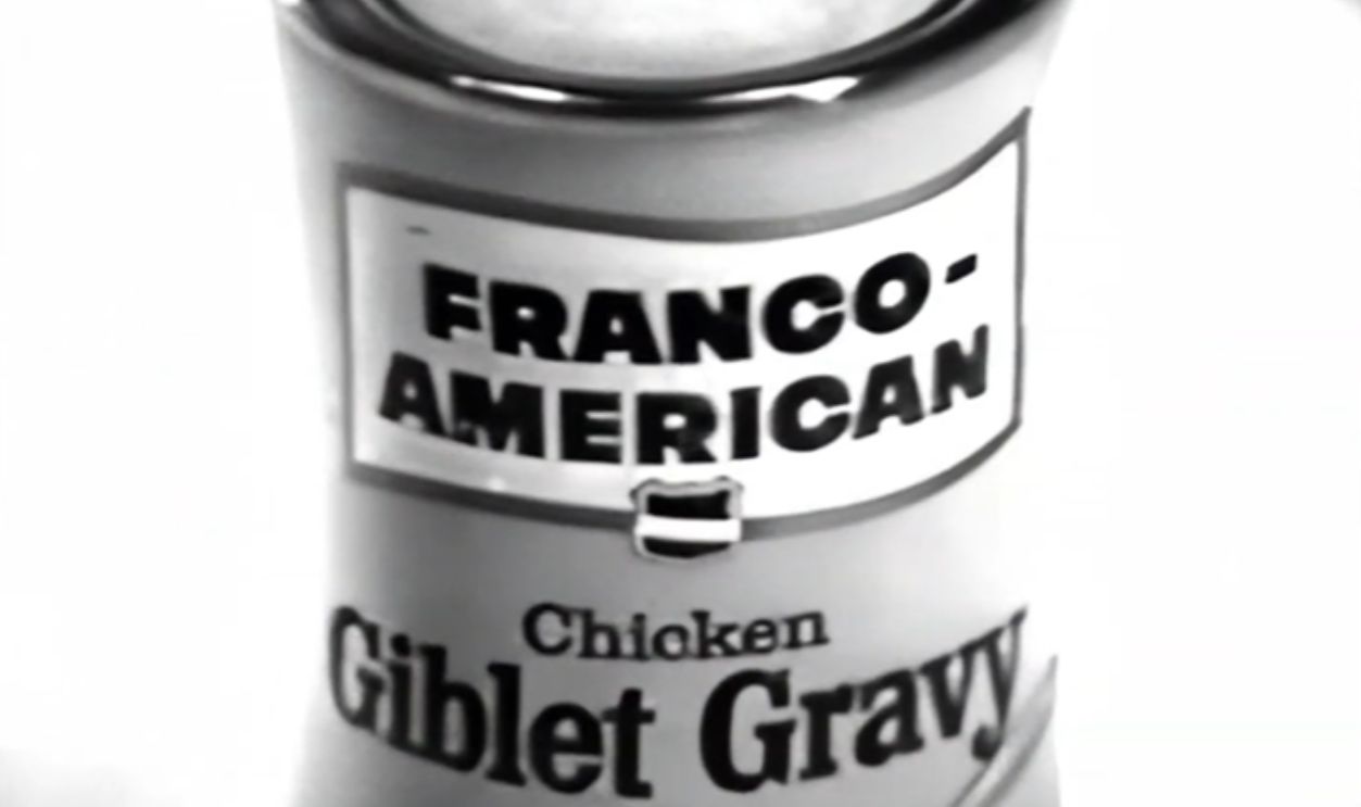 Screenshot from Franco-American Canned Gravies (1966)
