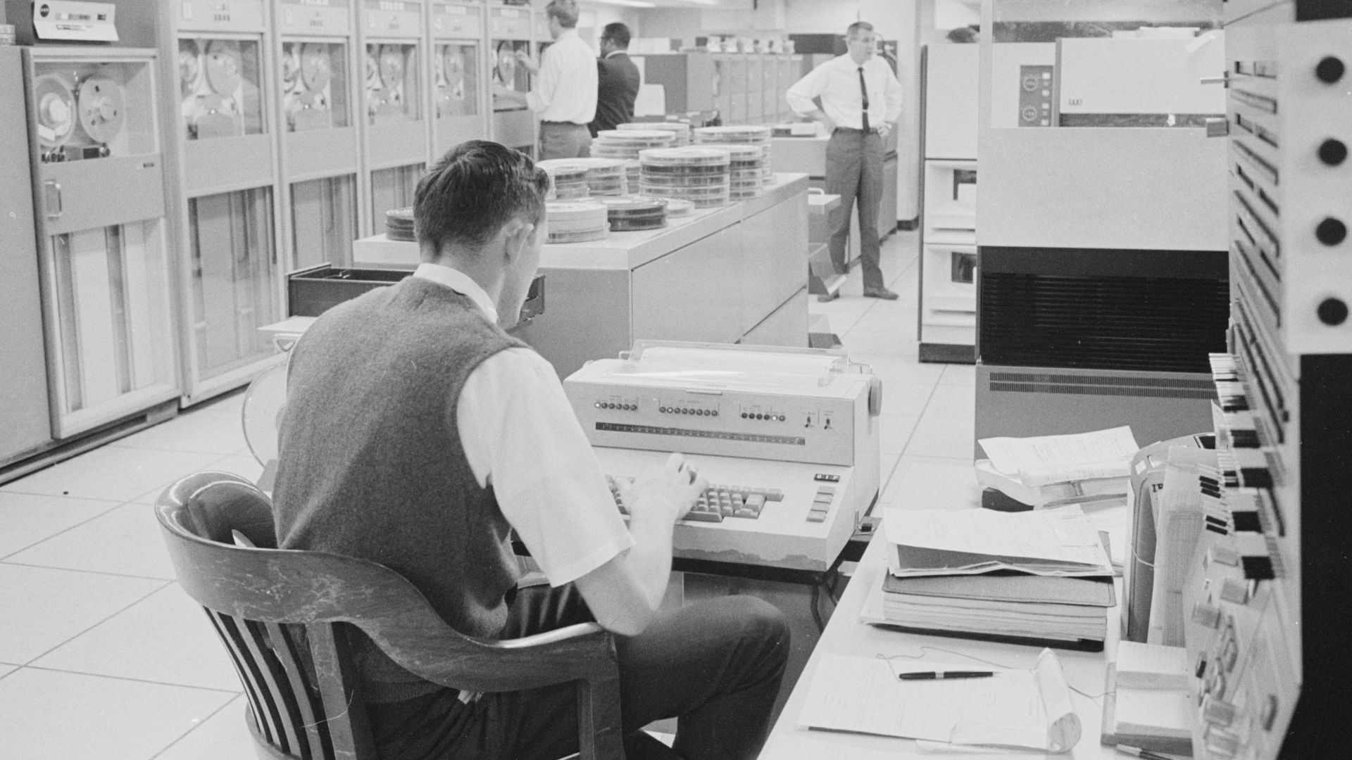 An IBM System/360 in use at the US Dept. of Agriculture