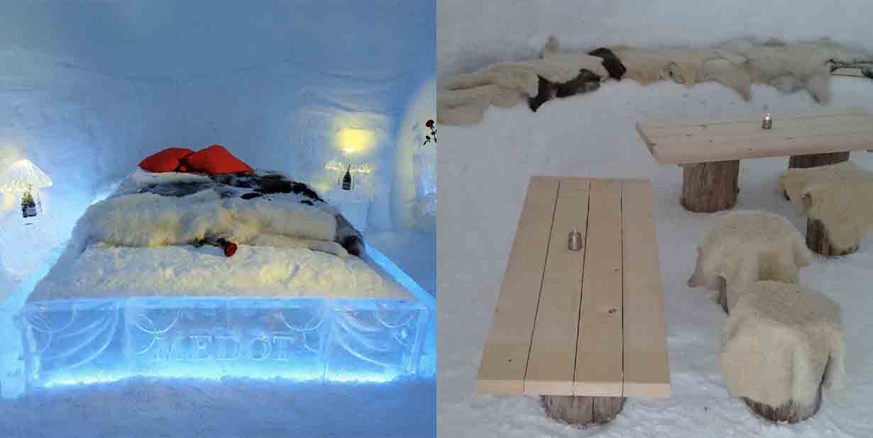Eskimska Vas Ice Village split image