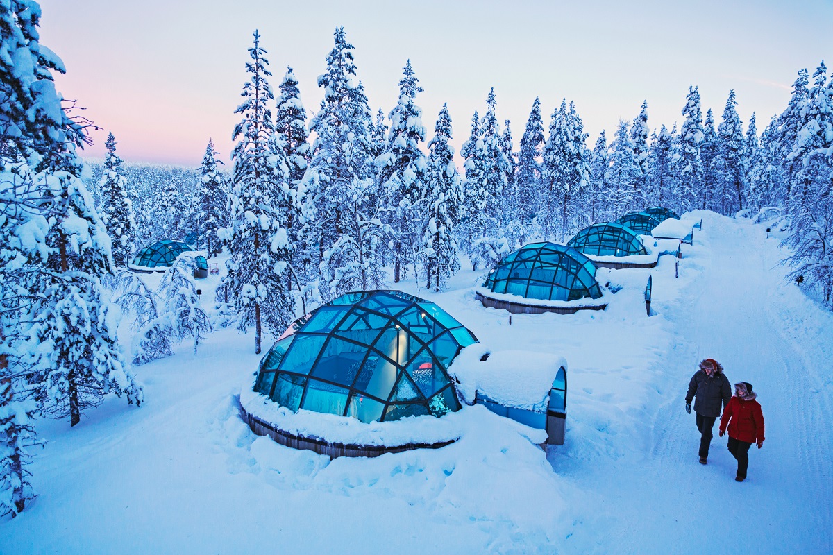 Glass igloos