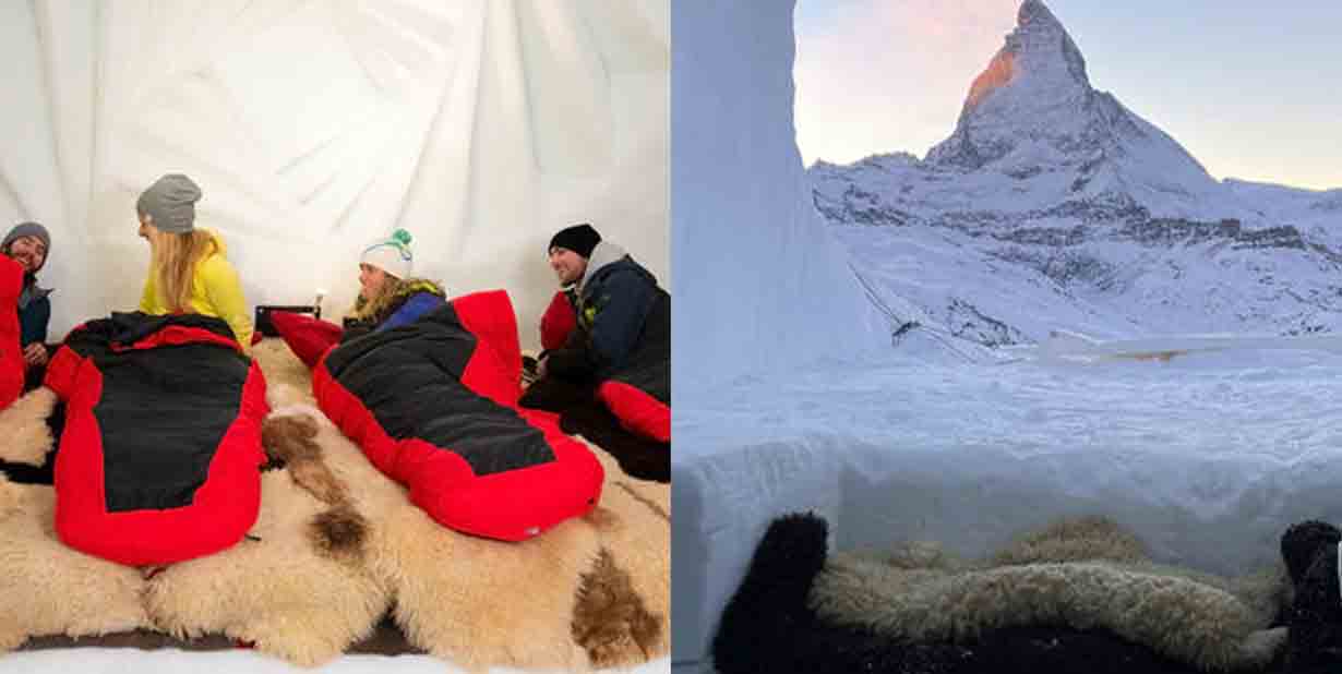 Igloo accommodations