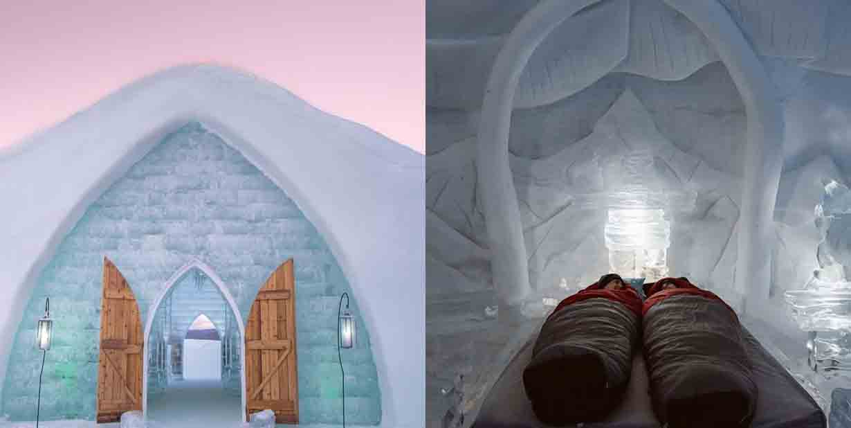 Ice Hotel in Quebec, Canada