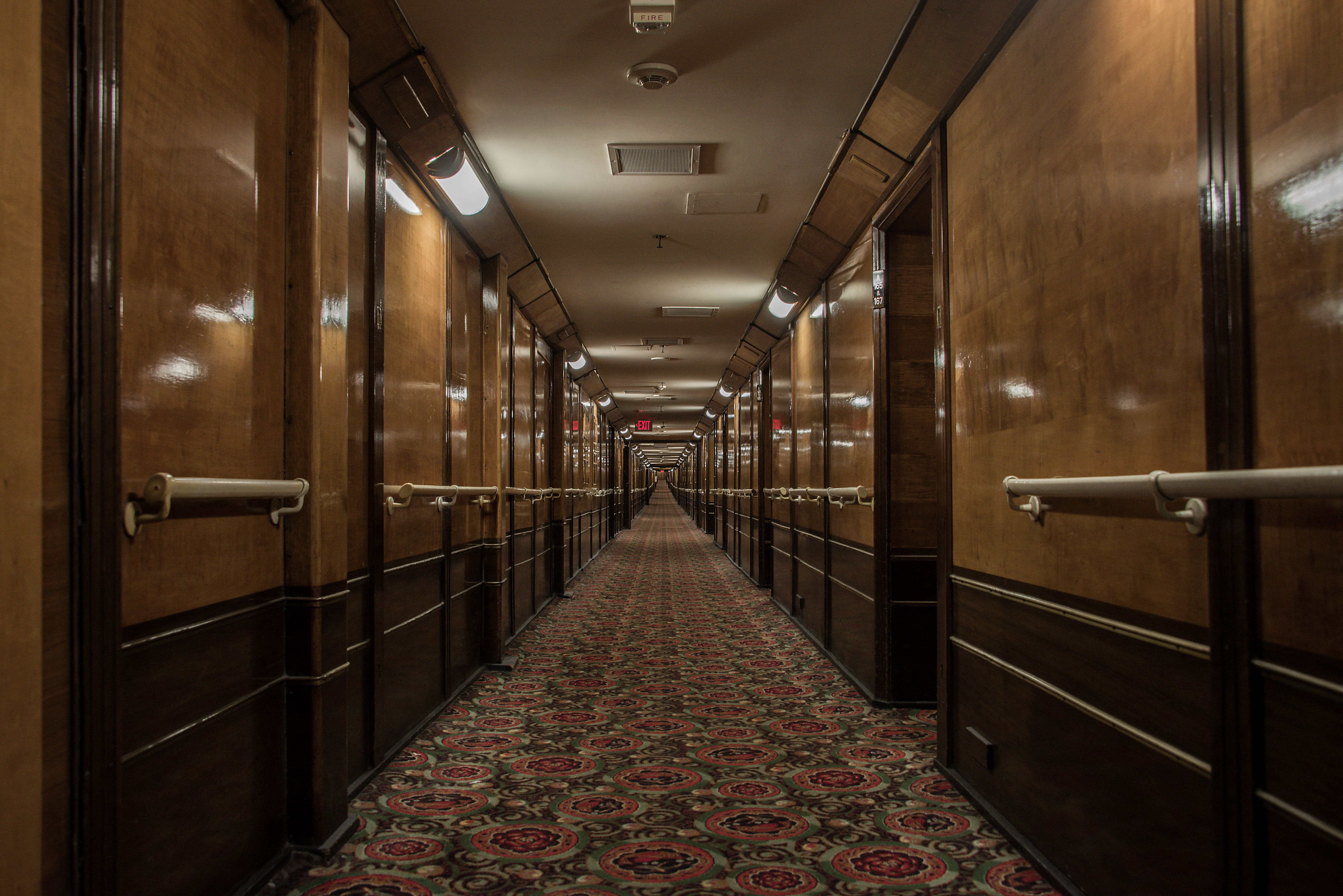 Queen Mary Ocean Liner Hallway
