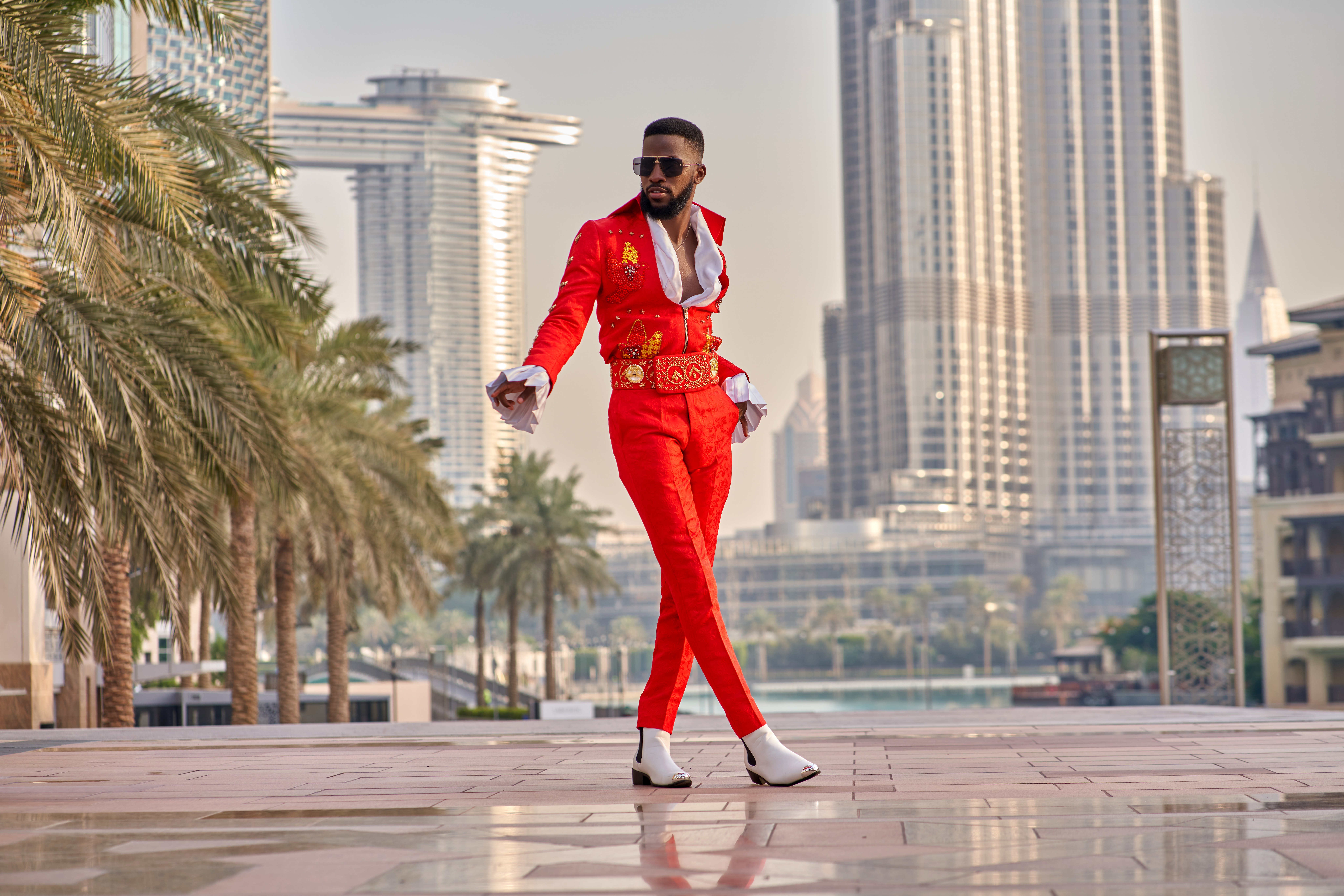 Man in costume in dubai