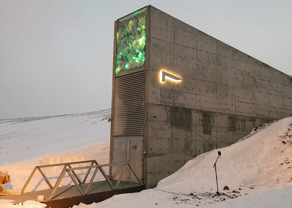Exterior entrance Global Seed Vault