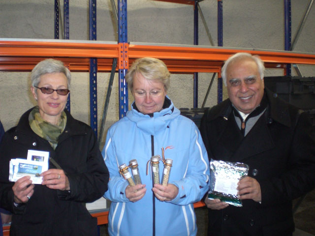 People at the seed vault